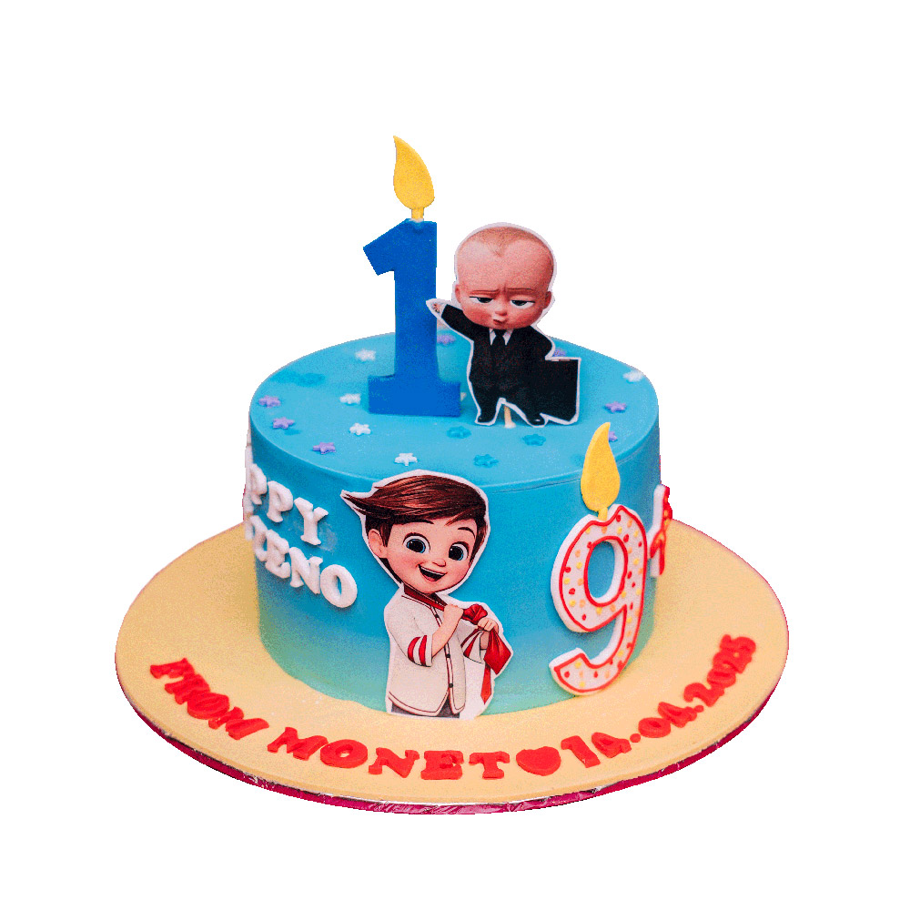 Boss Baby Theme Cake