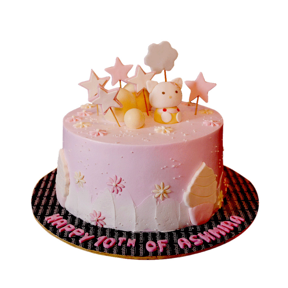 Pink Baby Theme Cake