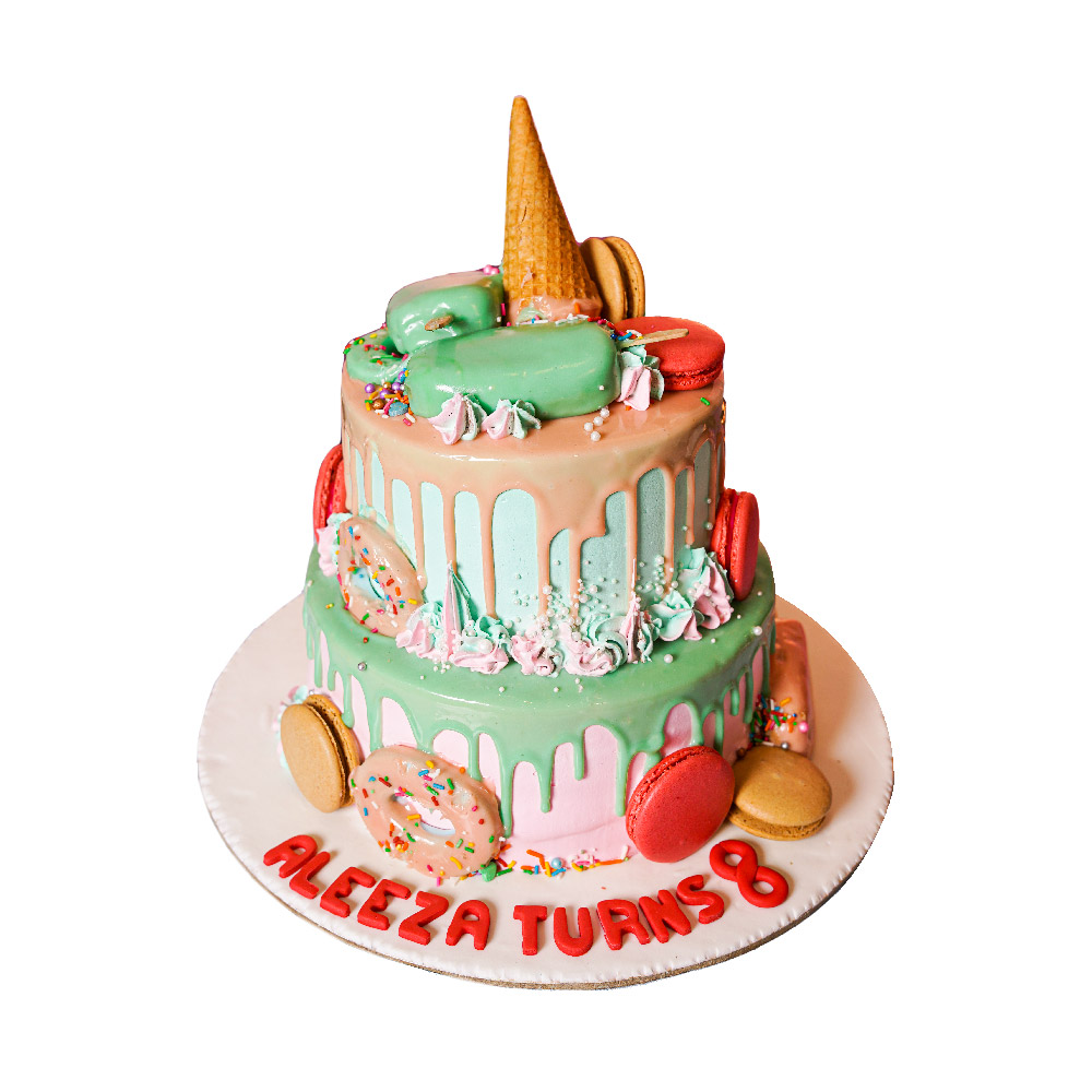 Sweets theme cake