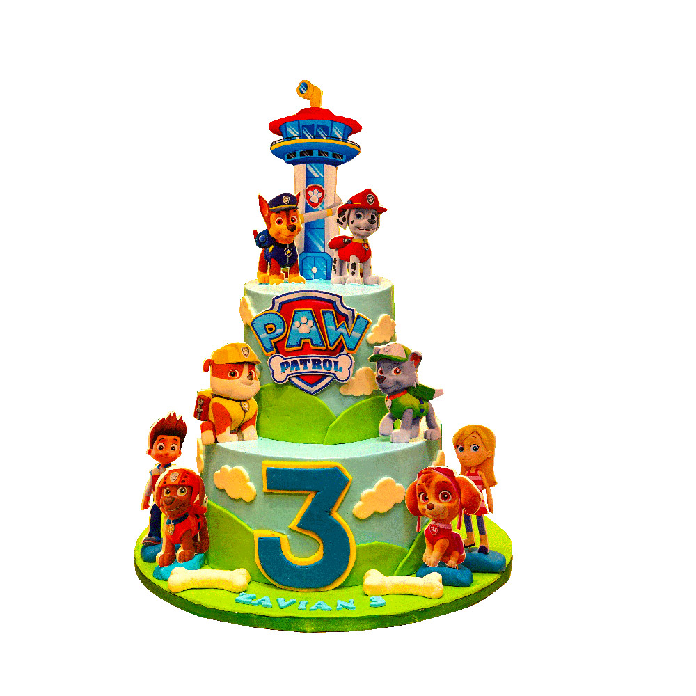 Paw Patrol Theme Cake