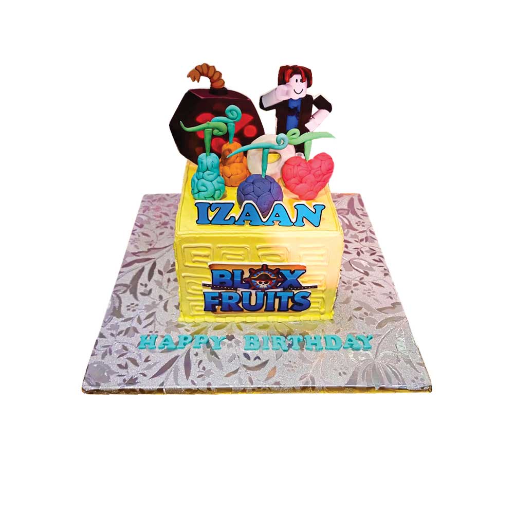 Blox Fruits Theme Cake