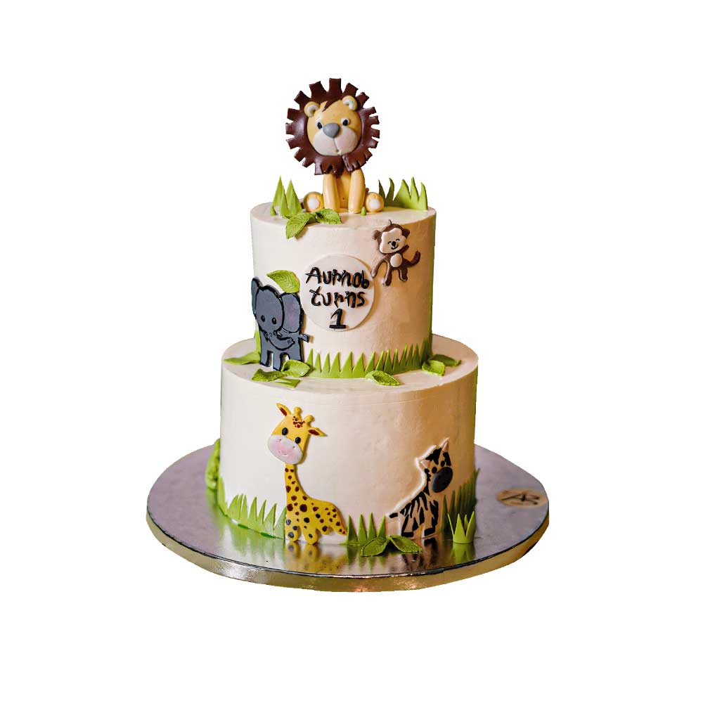 Zoo Theme Cake