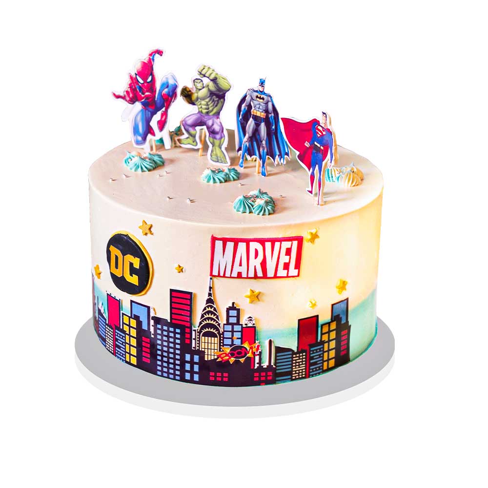 Marvel Theme Cake
