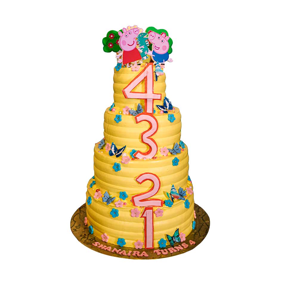 Peppa Pig Theme Cake