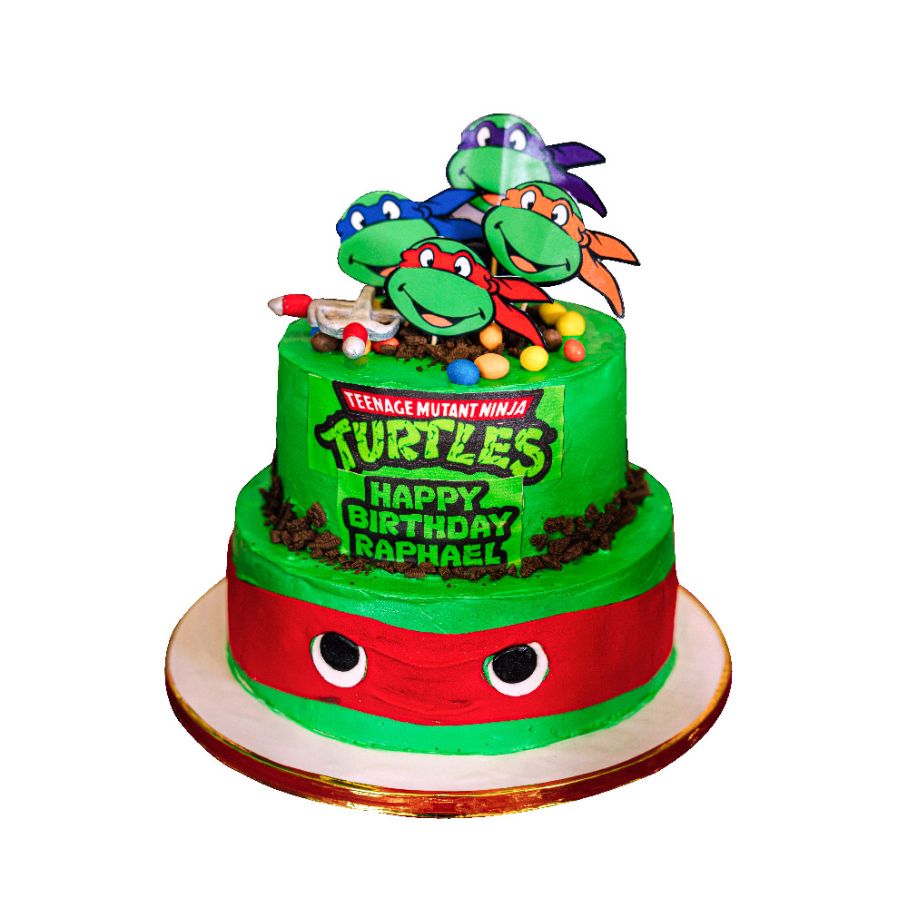 Ninja Turtle Theme Cake